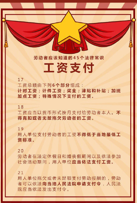 常識(shí)積累：關(guān)于勞動(dòng)者的45個(gè)法律常識(shí)