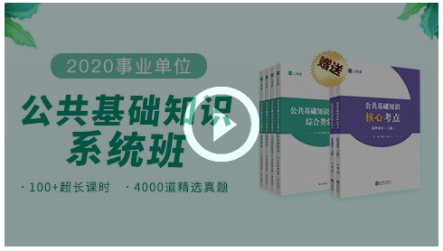 公共基礎知識系統班
