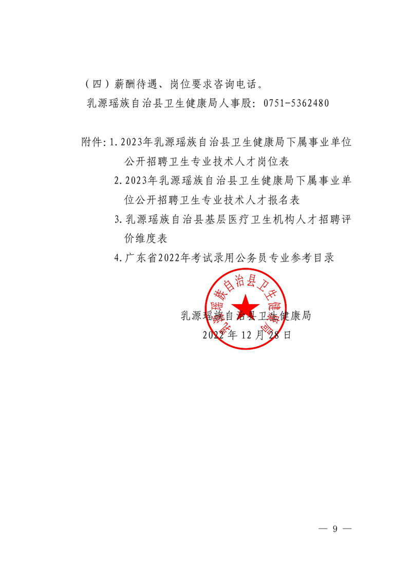 2023年乳源衛生健康局下屬事業單位公開招聘衛生專業技術人才公告0008.jpg